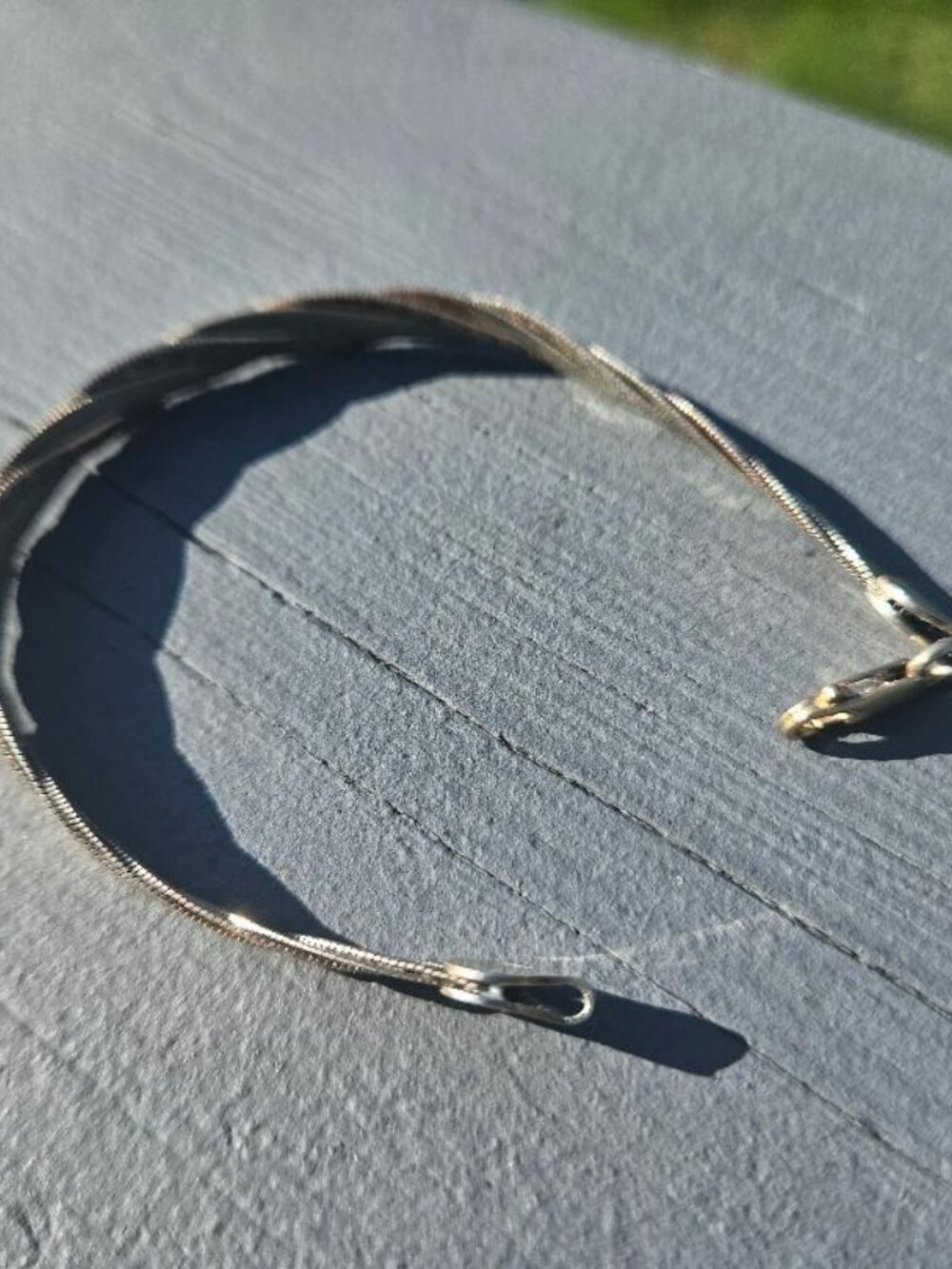 Tri - Color Sterling Italy Bracelet - Picture 4 of 12